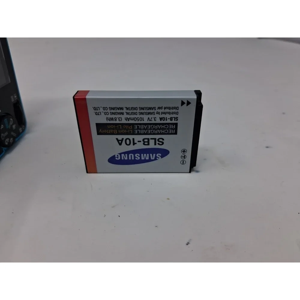 Samsung SL202 Digital Camera 10.2MP 3x Zoom Blue W Battery — TESTED & WORKING✅✅X